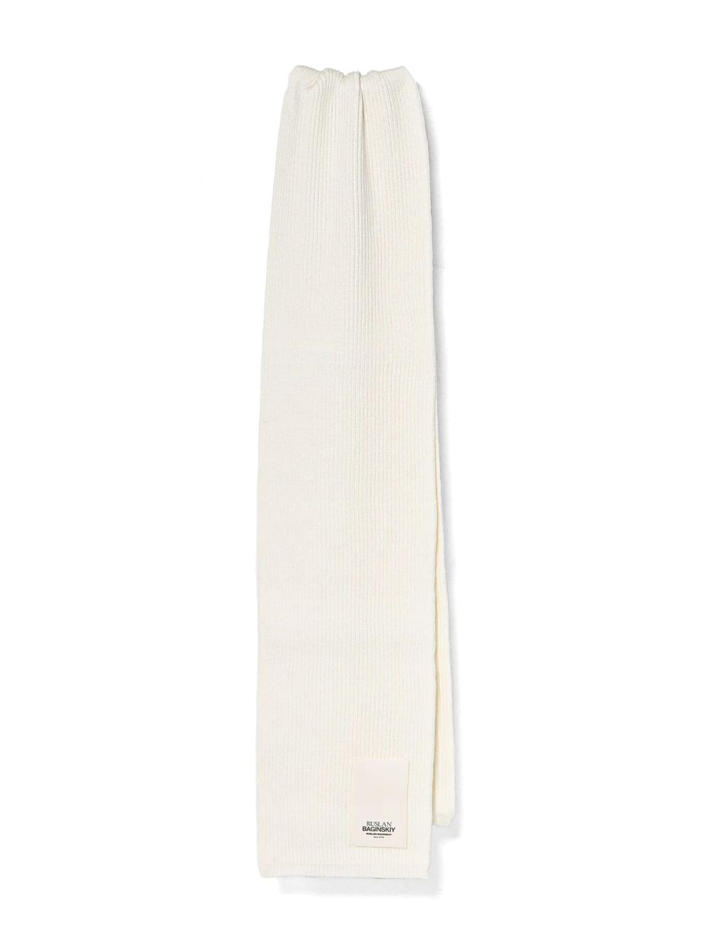 logo-patch scarf - 1
