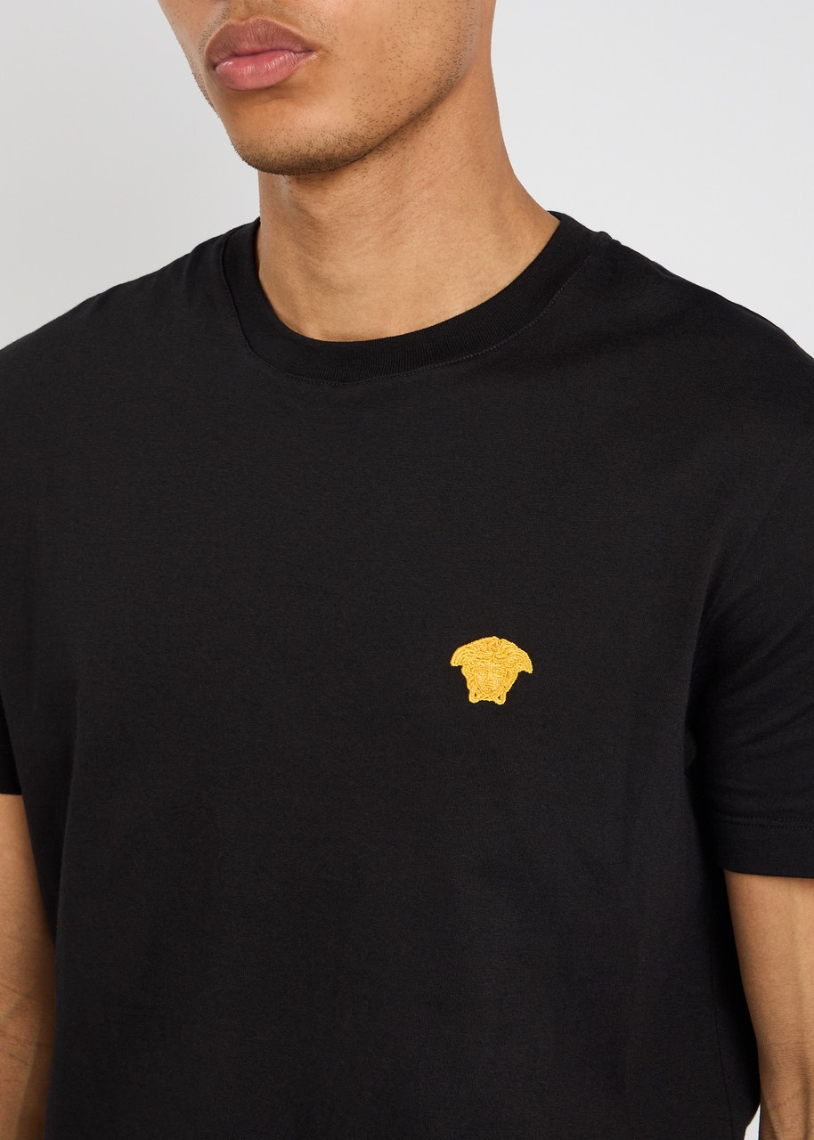 Versace Logo-embroidered Cotton T-shirt - 5