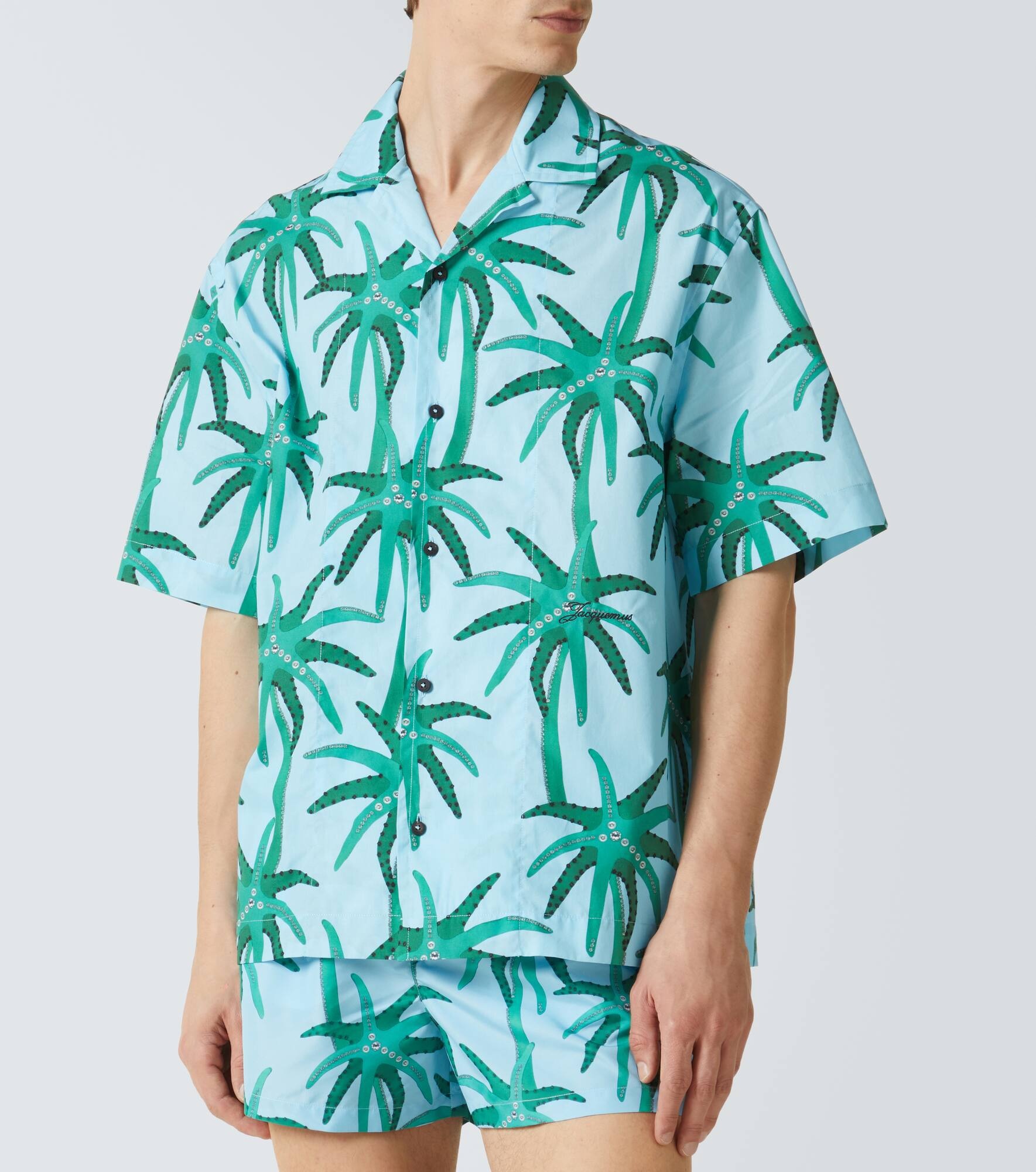 Jean printed cotton poplin shirt - 3