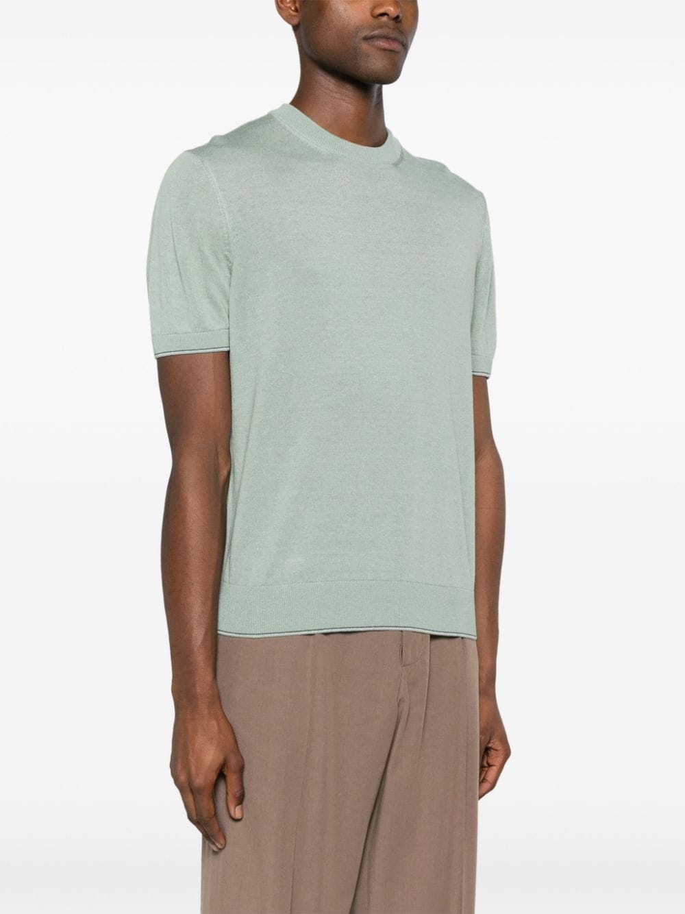 Tramonte fine-knit T-shirt - 3