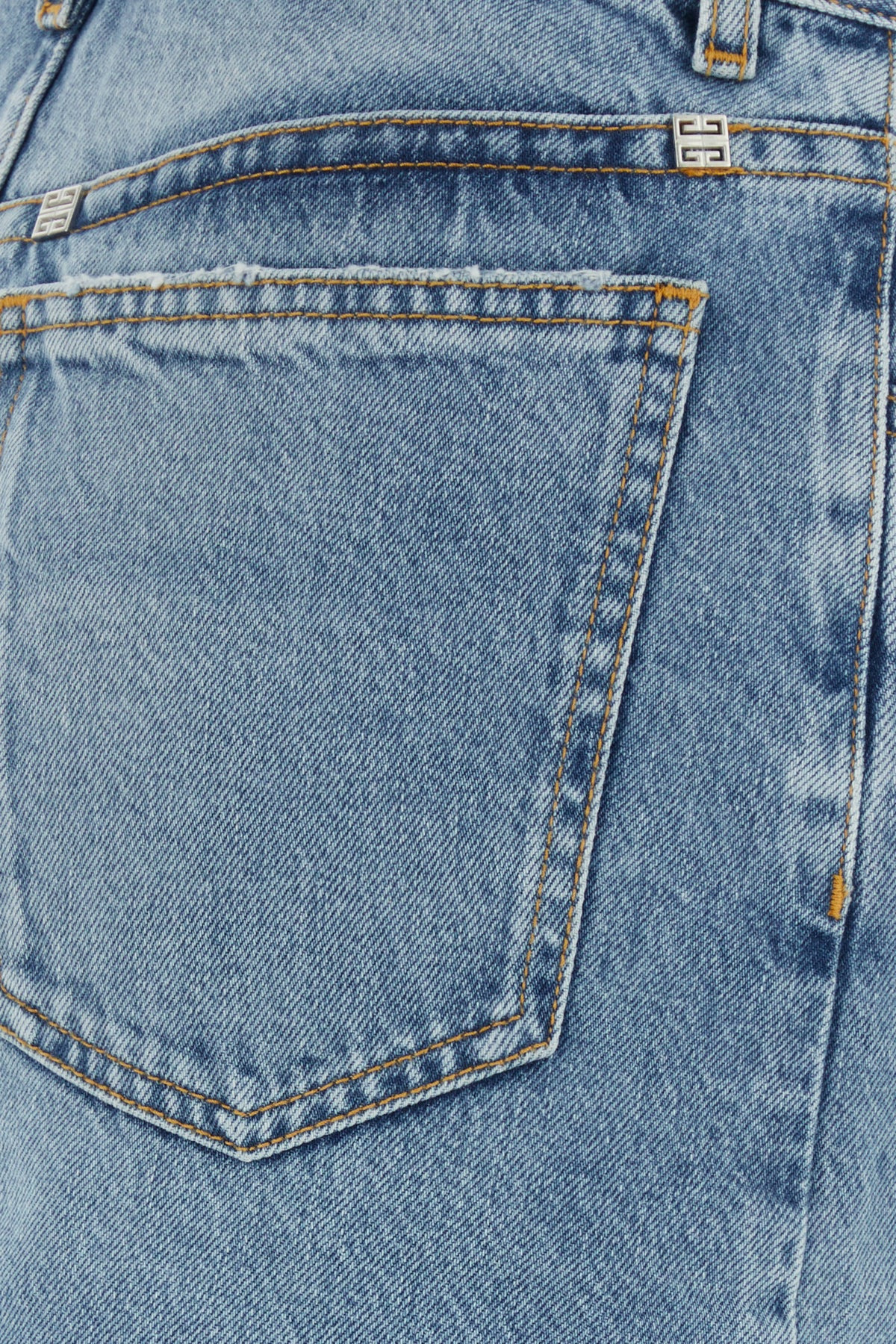 Denim midi skirt - 5
