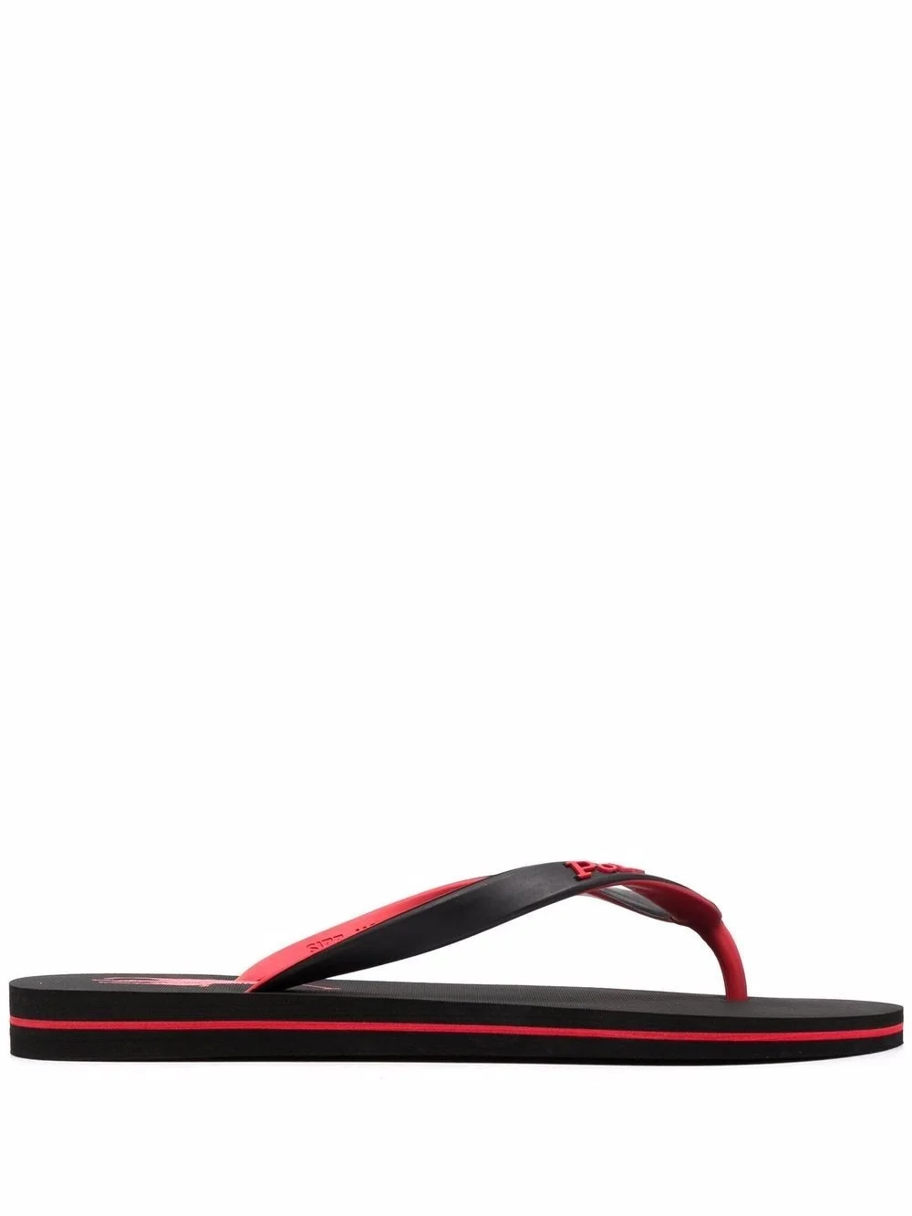 logo-patch flip flops - 1