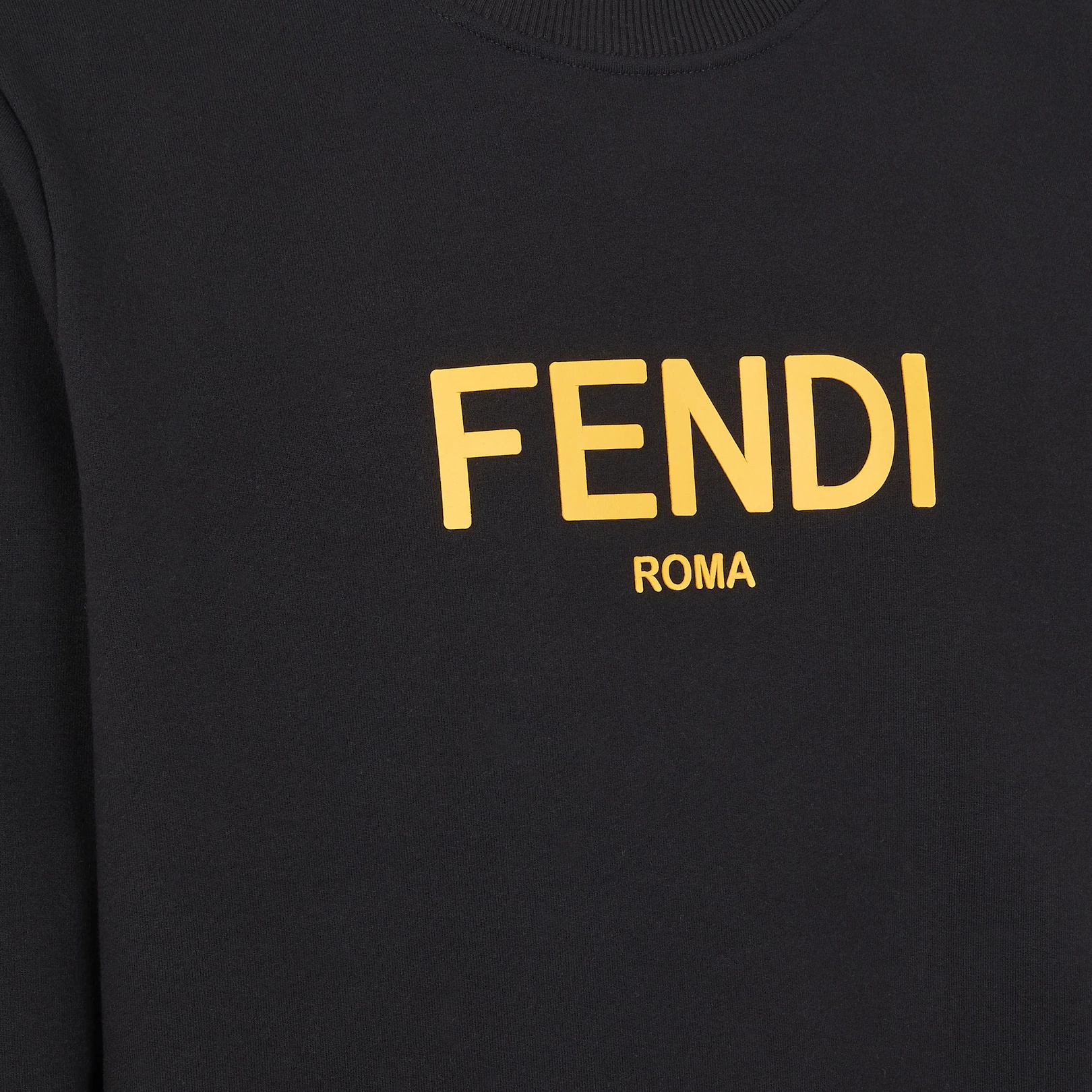 Black cotton sweatshirt - 3