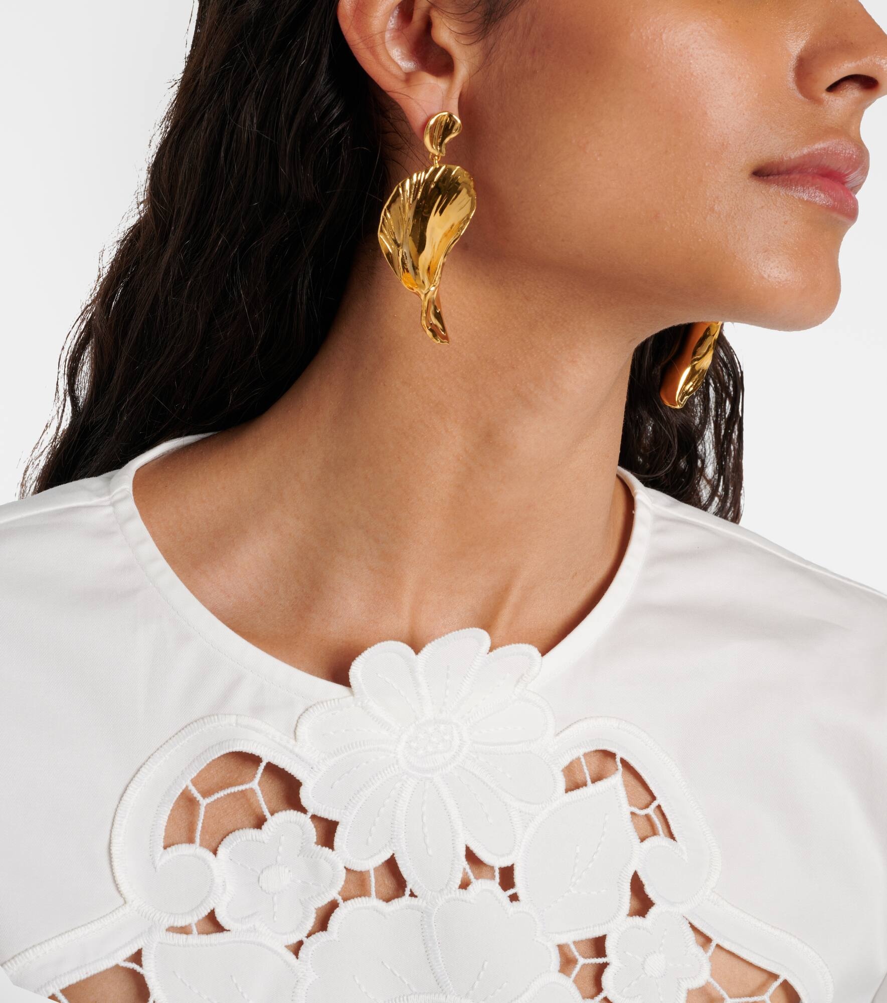 Petal drop earrrings - 6