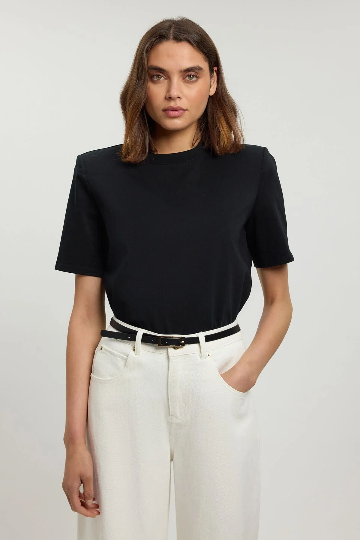 Power Shoulder Jersey T-Shirt - 1