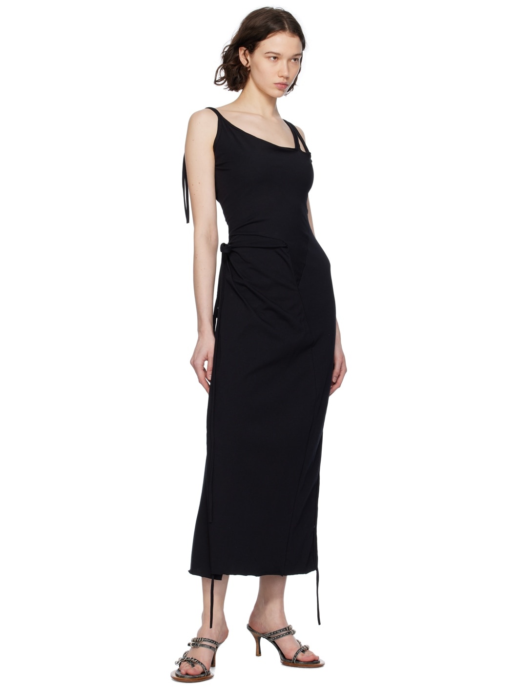SSENSE Exclusive Black Midi Dress - 4