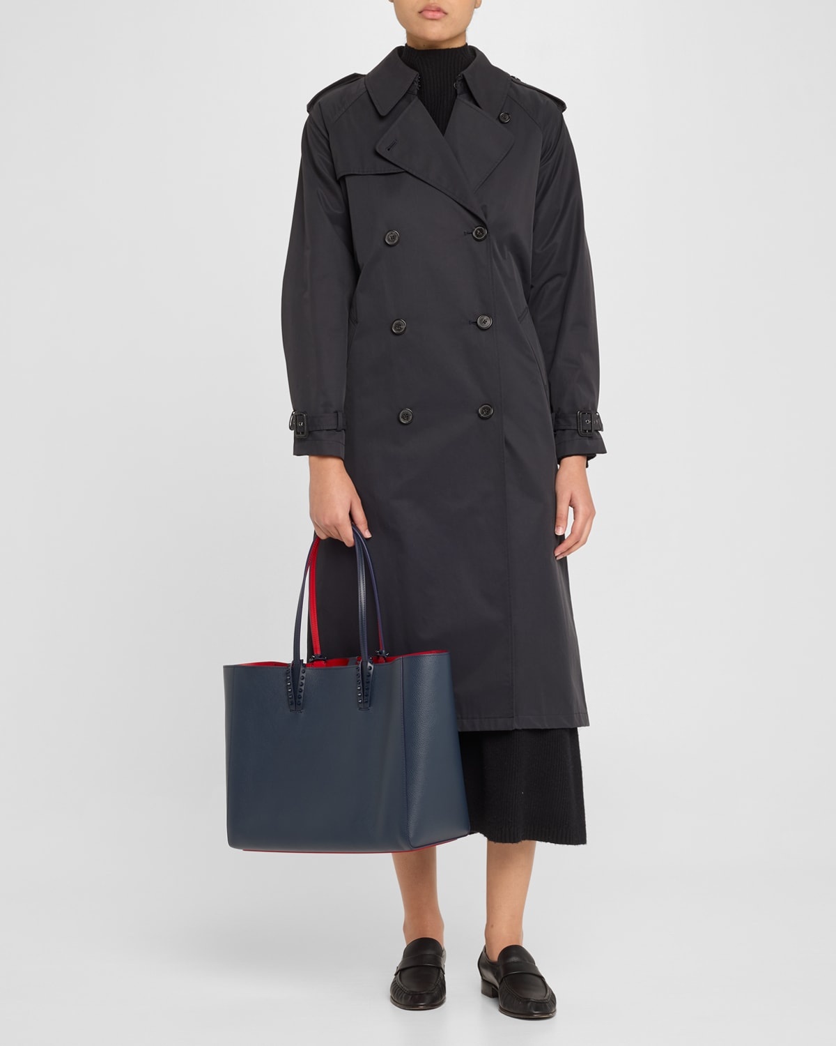 Cabata Soft Large Tote Bag in Grained Leather - 6