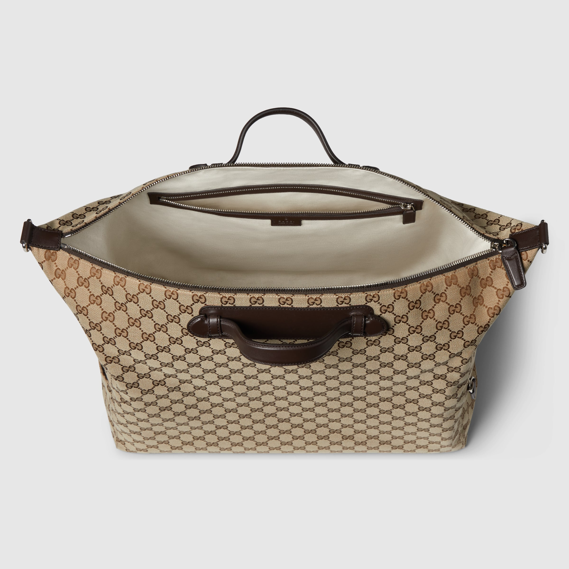 Medium GG duffle bag with Web - 7