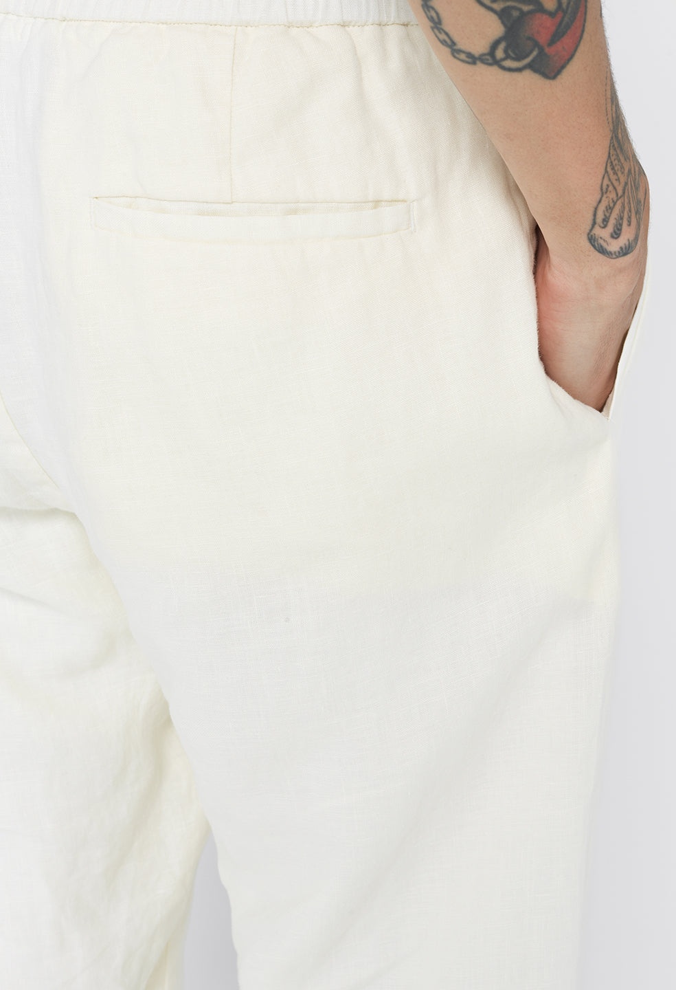LINEN EASY TROUSER - 7