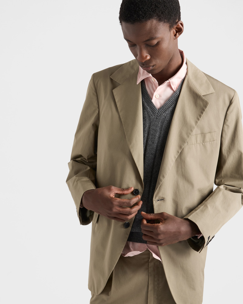 Single-breasted cotton jacket 4