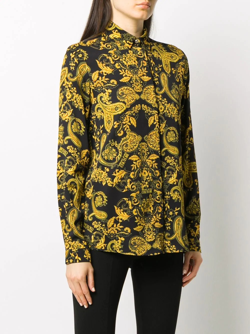 paisley-print long-sleeved shirt - 3