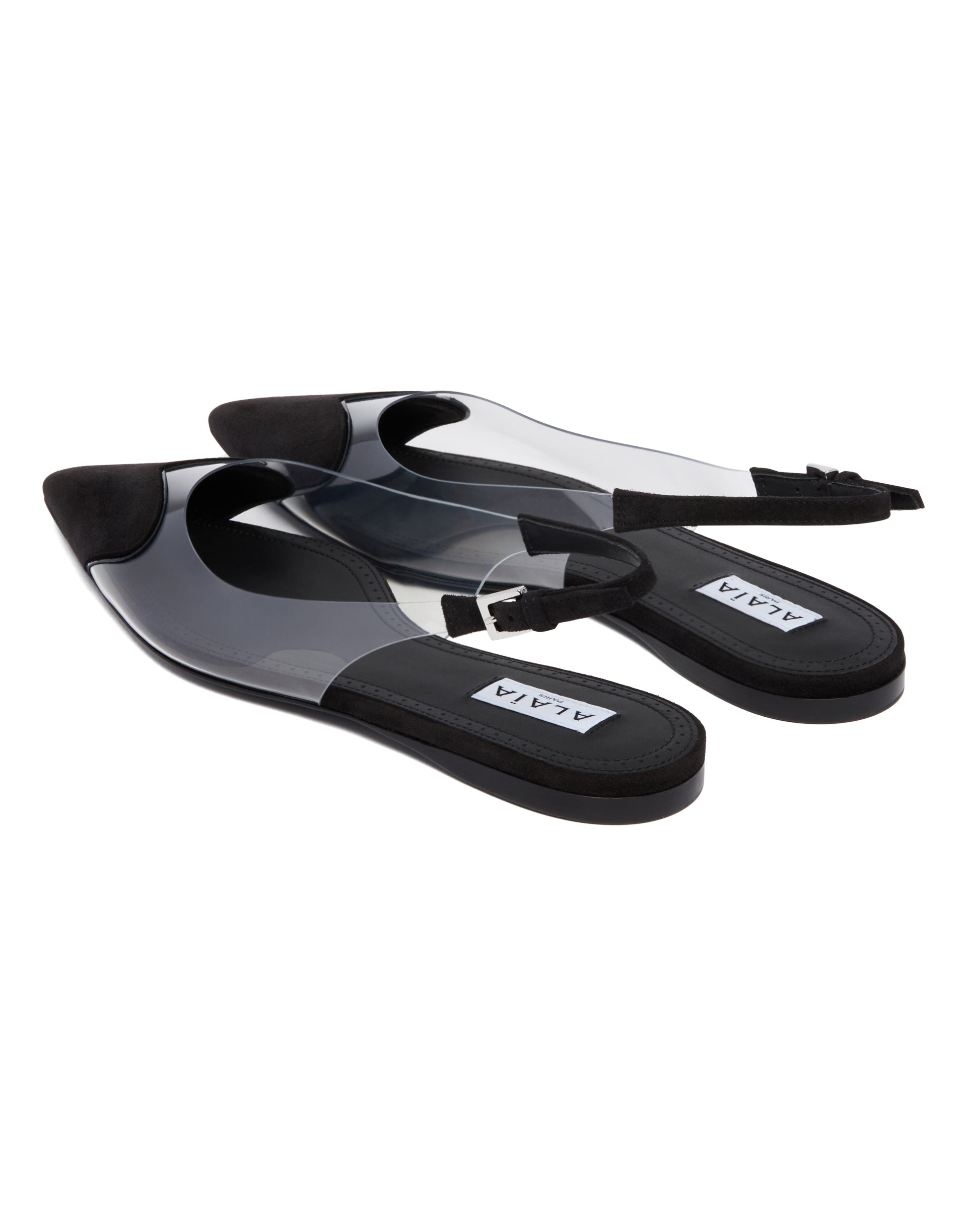 Black Le Coeur Slingback Flats - 5
