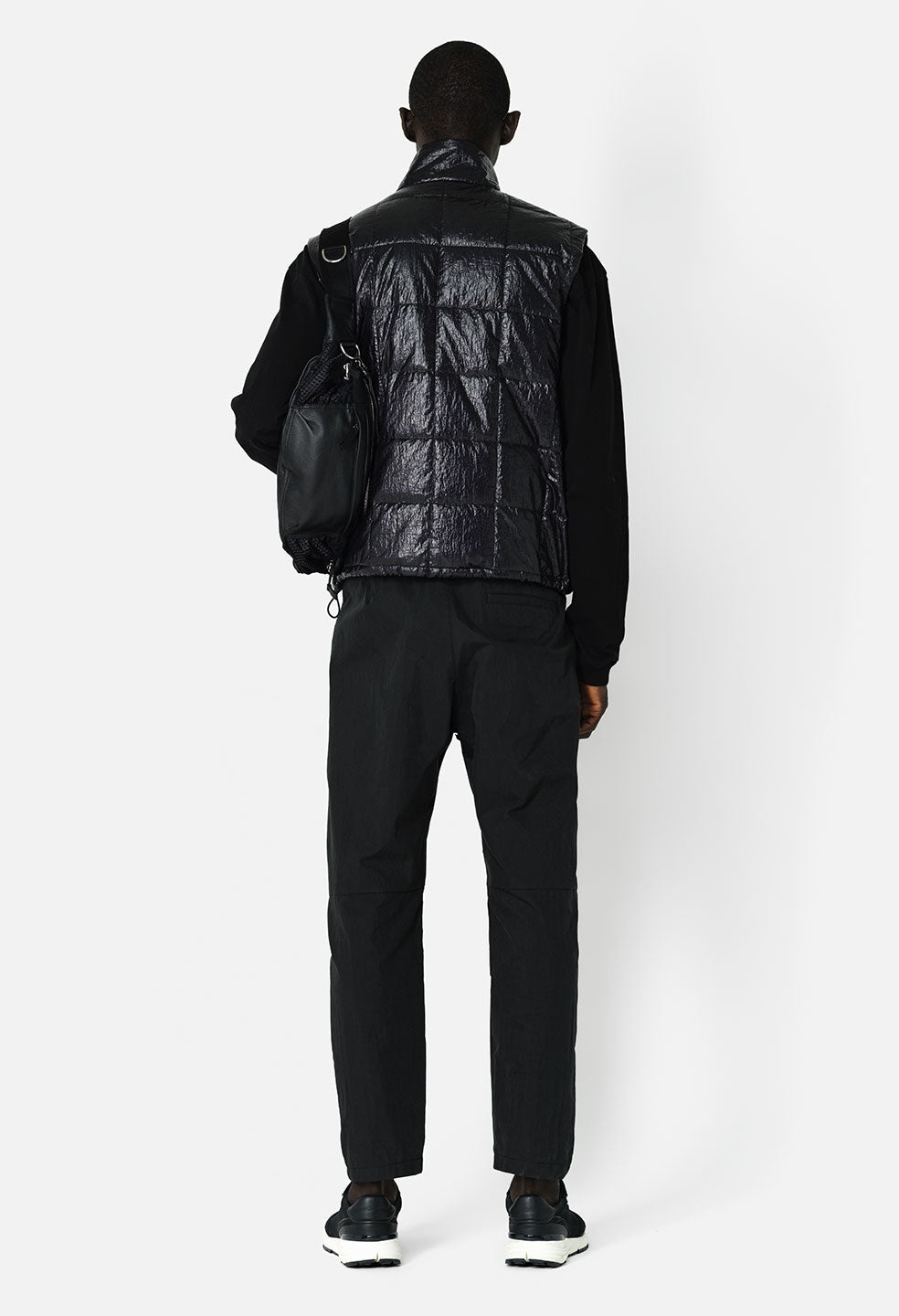 COATED NYLON PUFFER VEST - 5