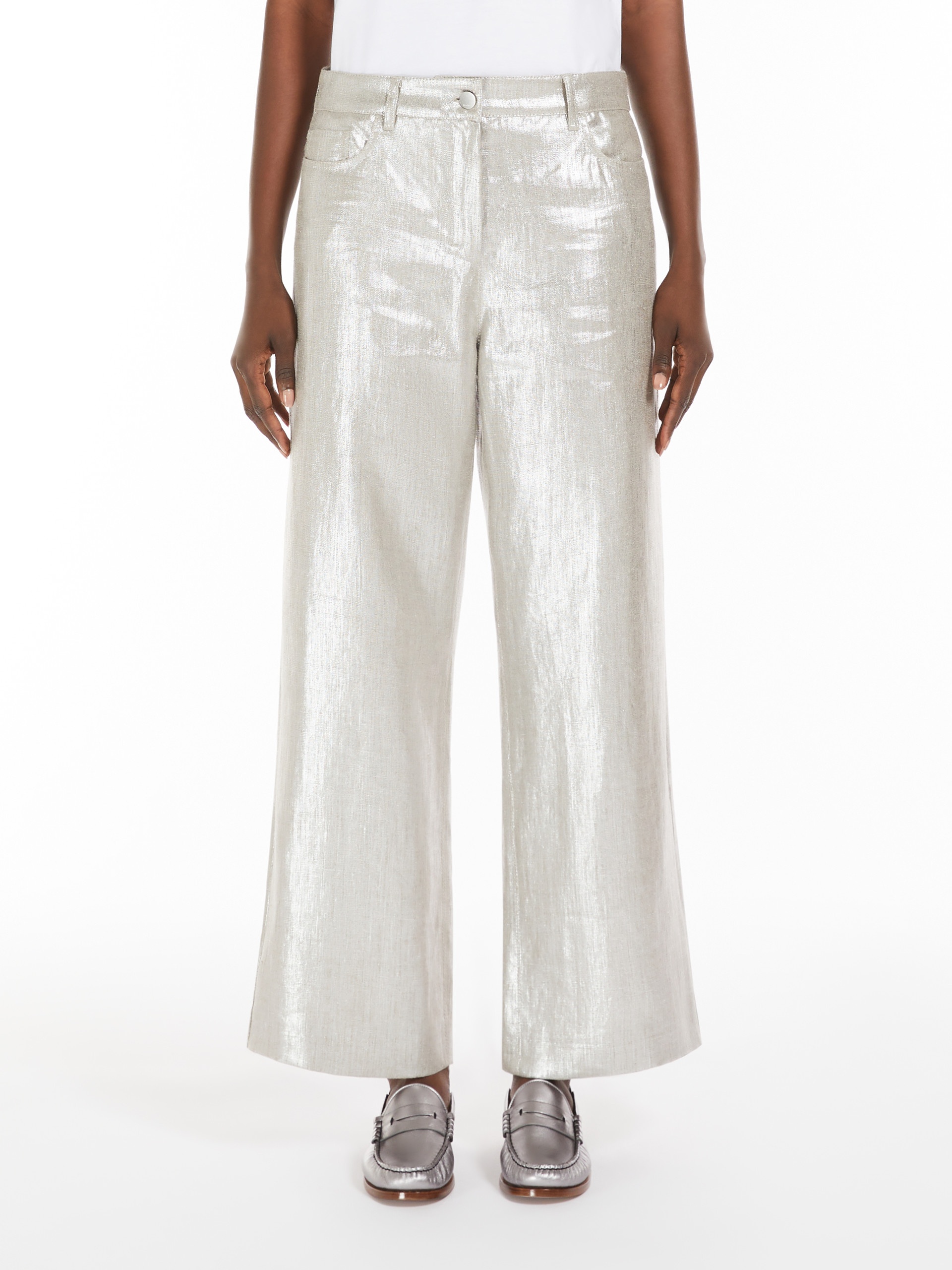MALIKA 5-pocket linen trousers - 3