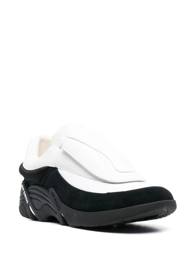 Raf Simons Antei two-tone low-top sneakers outlook