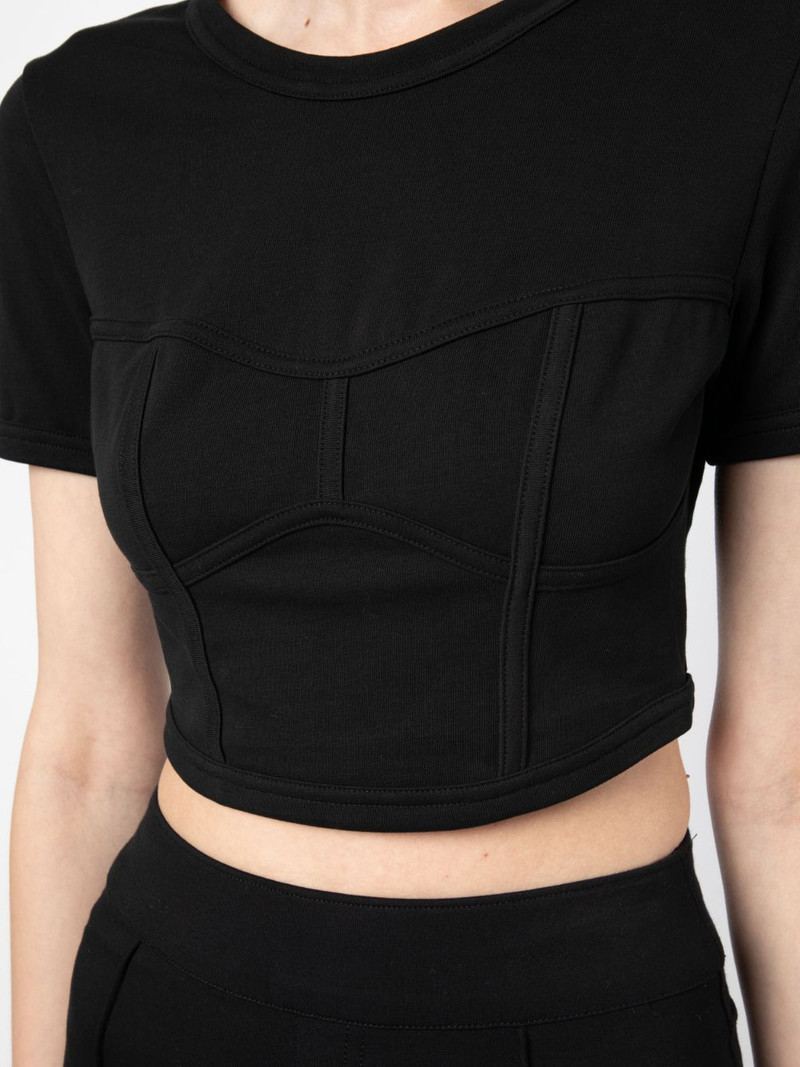 Wren round-neck cropped T-shirt 5