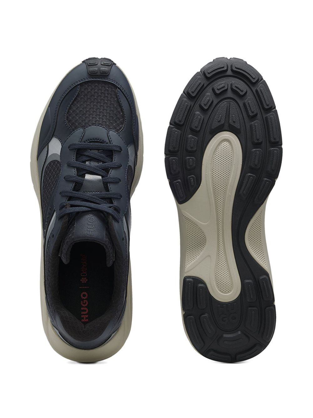 panelled sneakers - 2