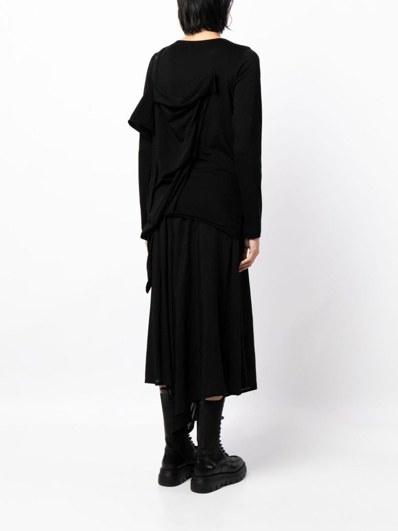 asymmetric-design cotton top 4