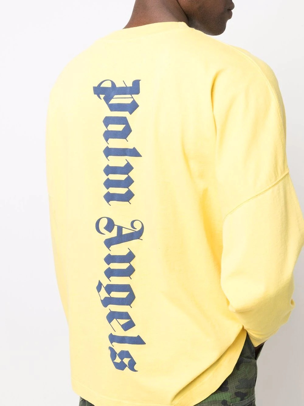 logo-print cotton sweatshirt - 5