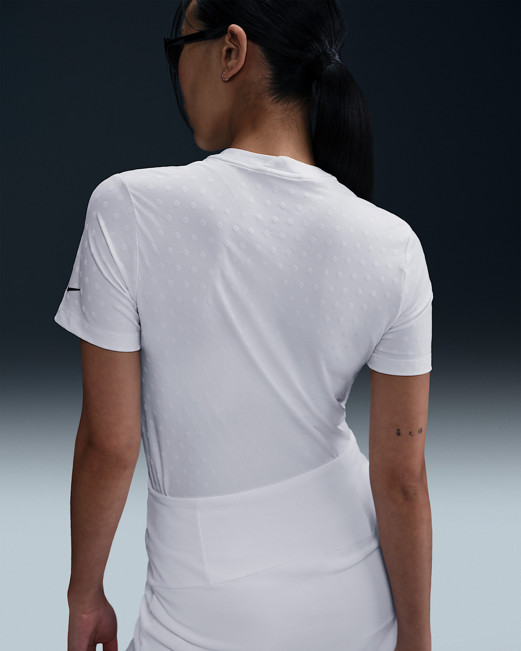Nike Tour Women's Dri-FIT Short-Sleeve Blade Jacquard Golf Polo - 2