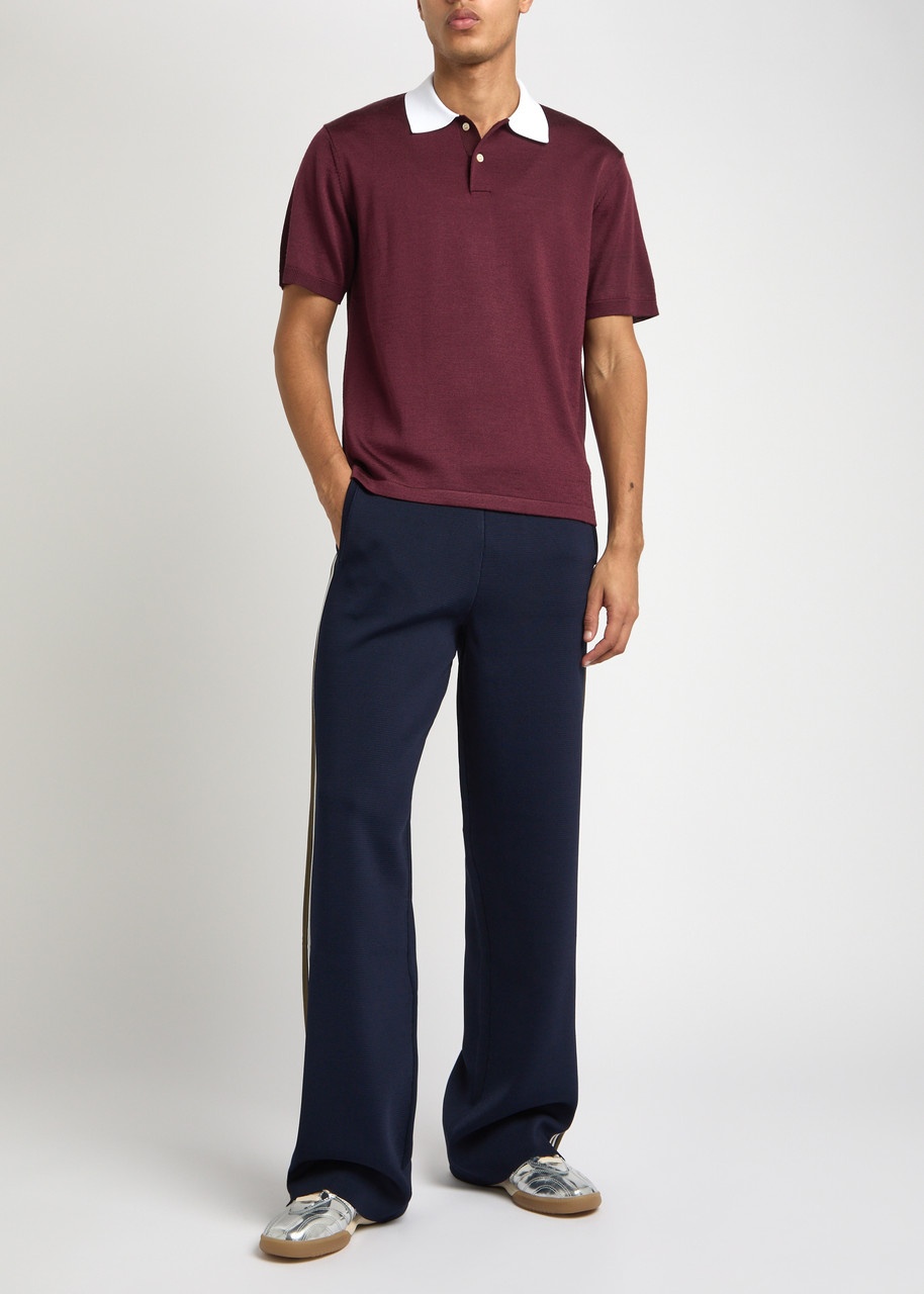 Wales Bonner Sun Wool-blend Polo Shirt - 4