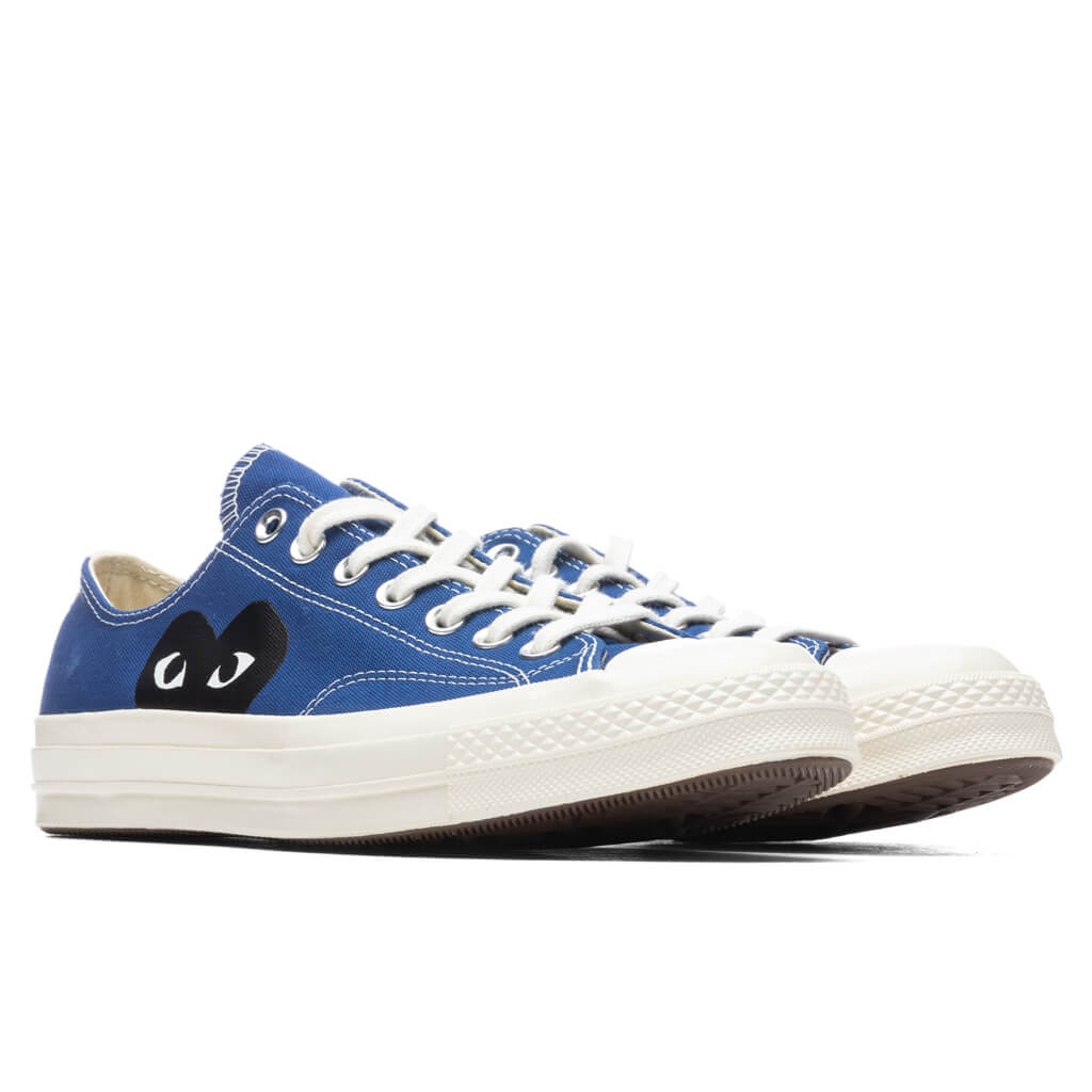 CONVERSE X COMME DES GARCONS PLAY ALL STAR CHUCK '70 OX - BLUE - 2