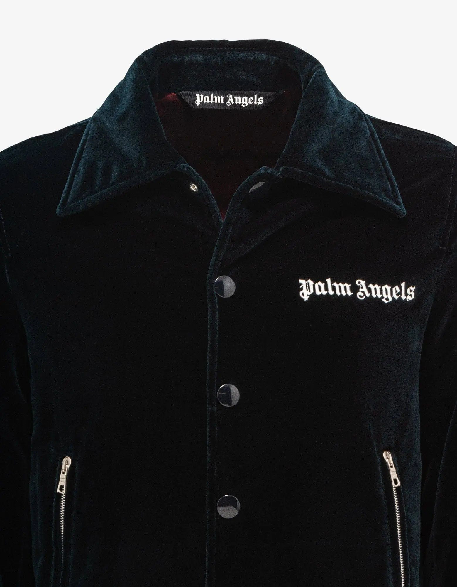 Palm Angels Blue Sunday Baseball Jacket - 5