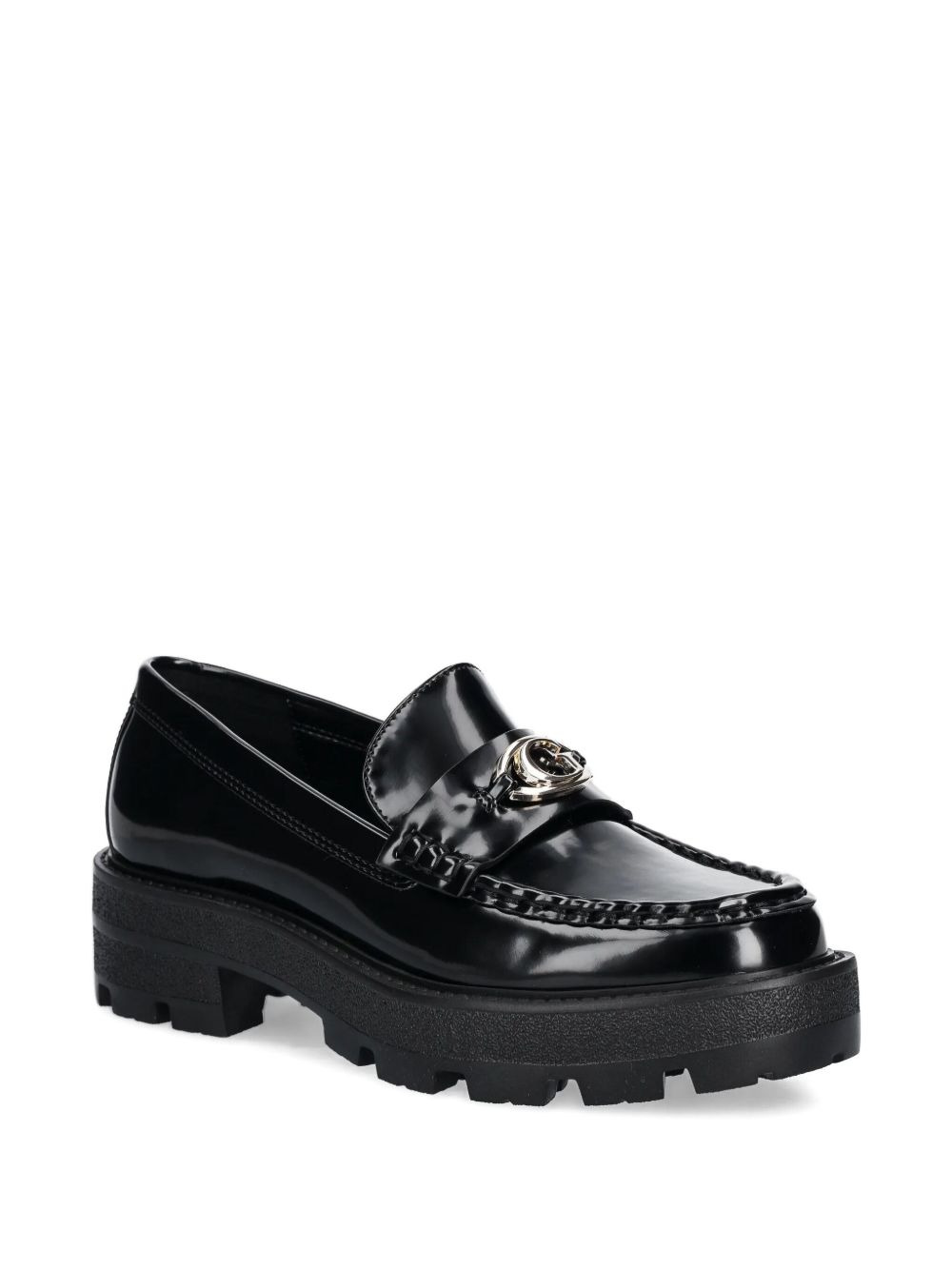 Yanika platform-sole logo loafers - 2