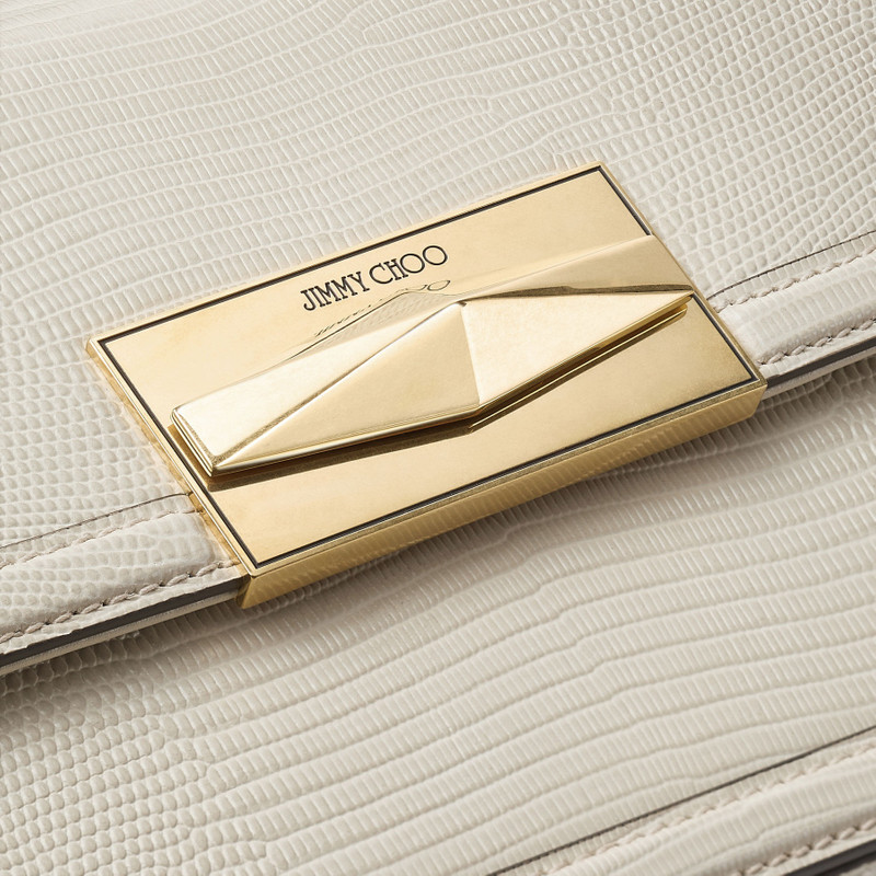 Diamond Top Handle
Bamboo Lizard Print Top Handle Bag 3