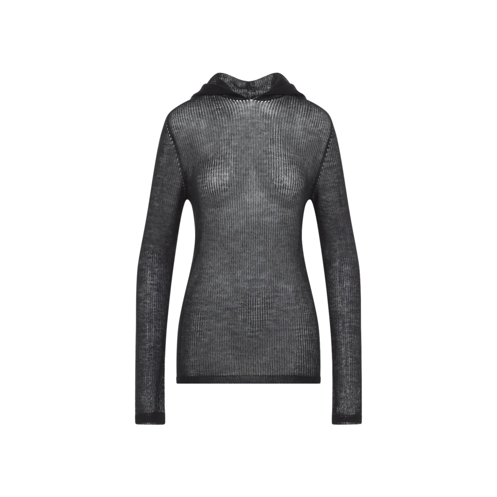 Rick Owens Hooded L/S T-shirt - 1