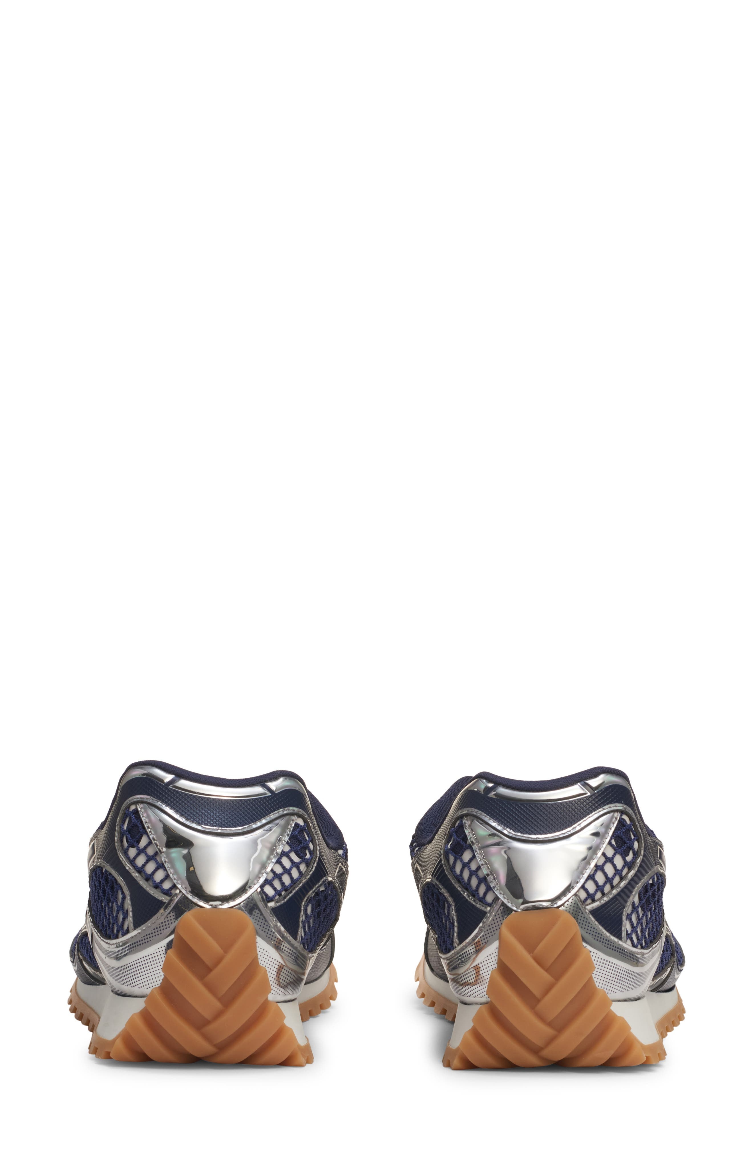 Bottega Veneta Orbit Low Top Sneaker in Abyss-Silver at Nordstrom - 7