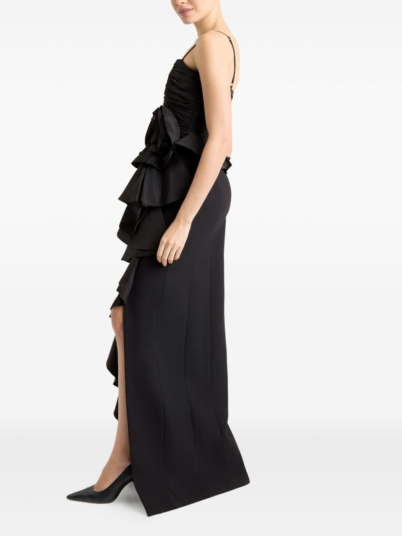 Liora ruffled floral gown 3
