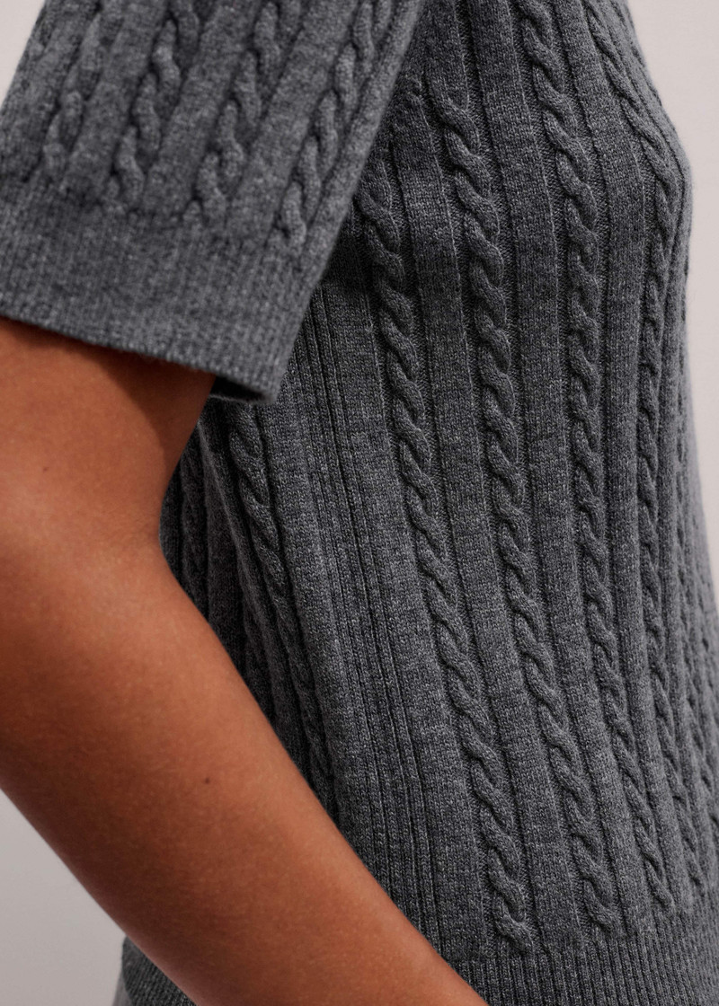 ME+EM Micro Cable Knit Tee outlook