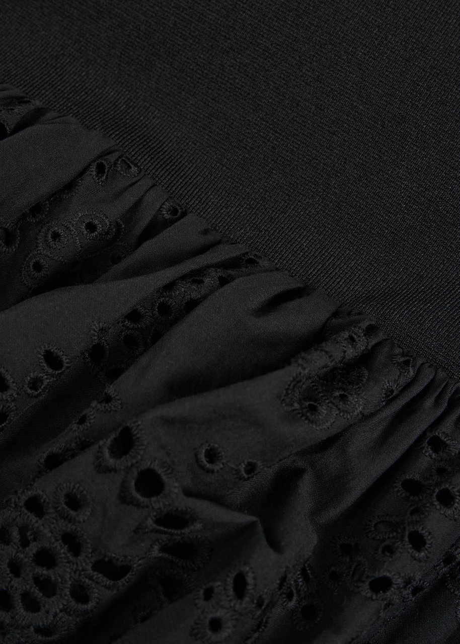 Matteau Strapless Broderie Anglais Cotton Midi Dress - 5