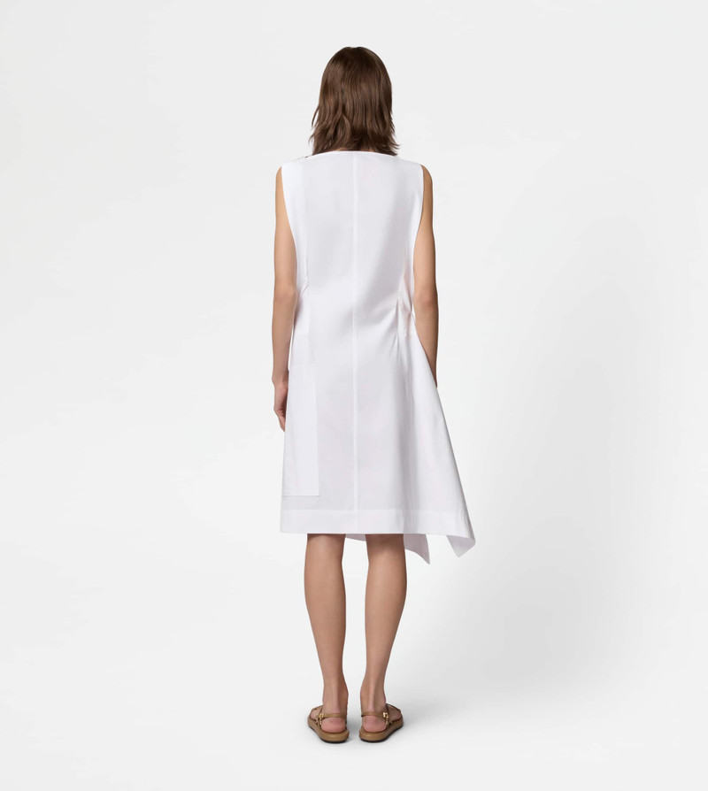 DRESS IN POPLIN - WHITE 3