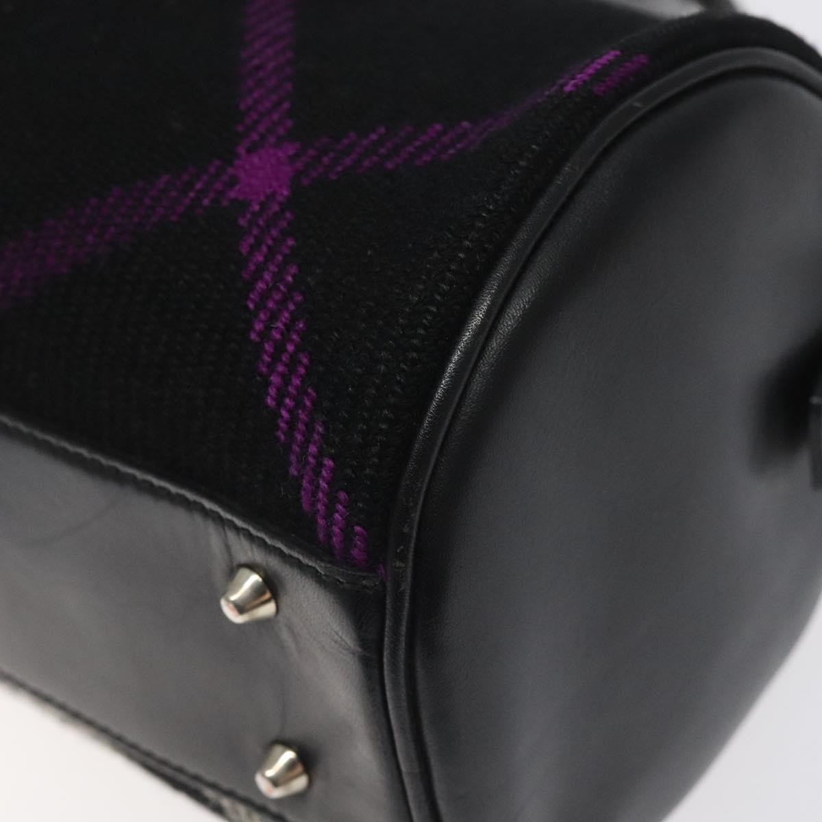 Burberry Hand Bag Wool Black - 16
