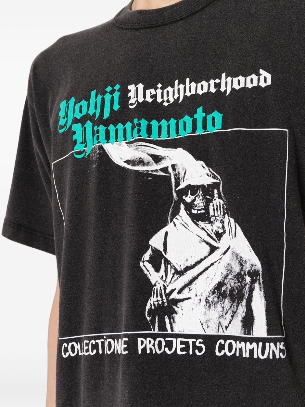 x NEIGHBORHOOD graphic-print cotton T-shirt - 5