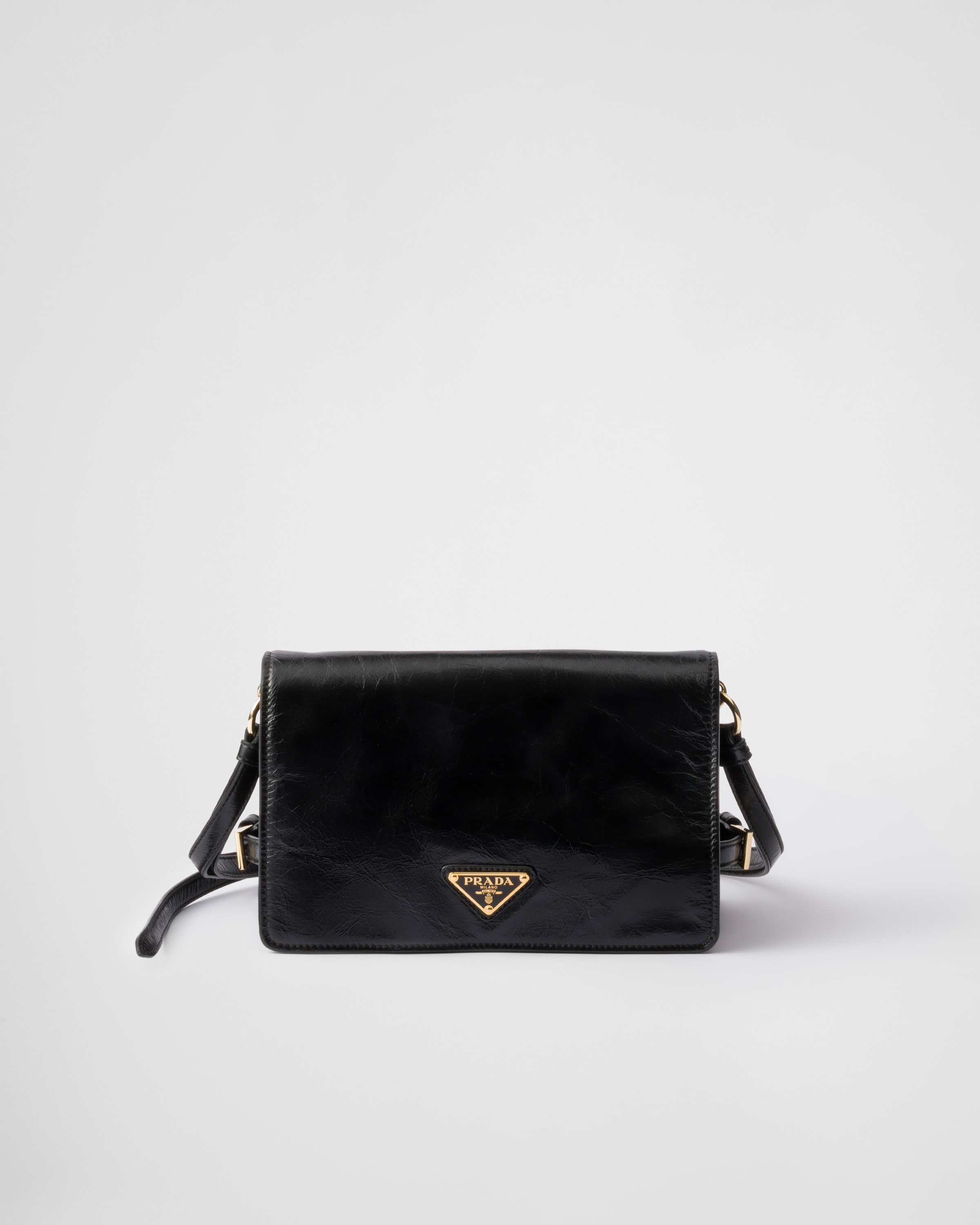 Prada SS99 Black Leather Crossbody Bag - Ākaibu Store