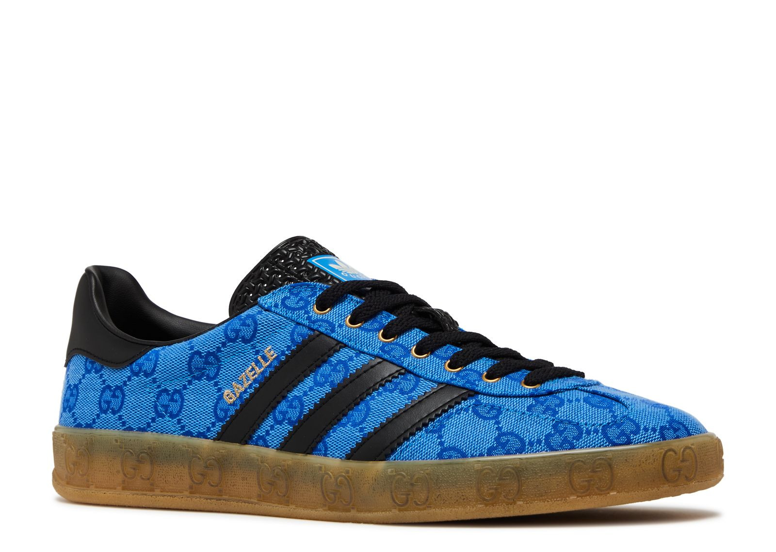GUCCI X GAZELLE 'BLUE GG MONOGRAM' - 2