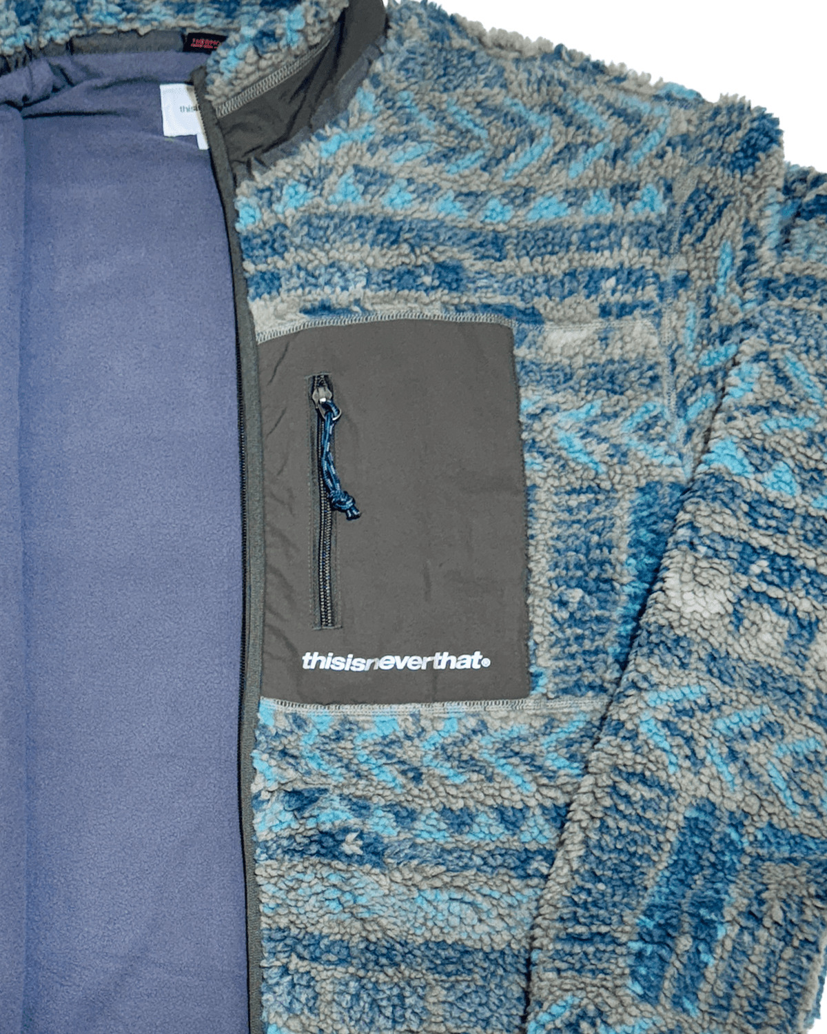 SP Sherpa Fleece Jacket Olive - 3