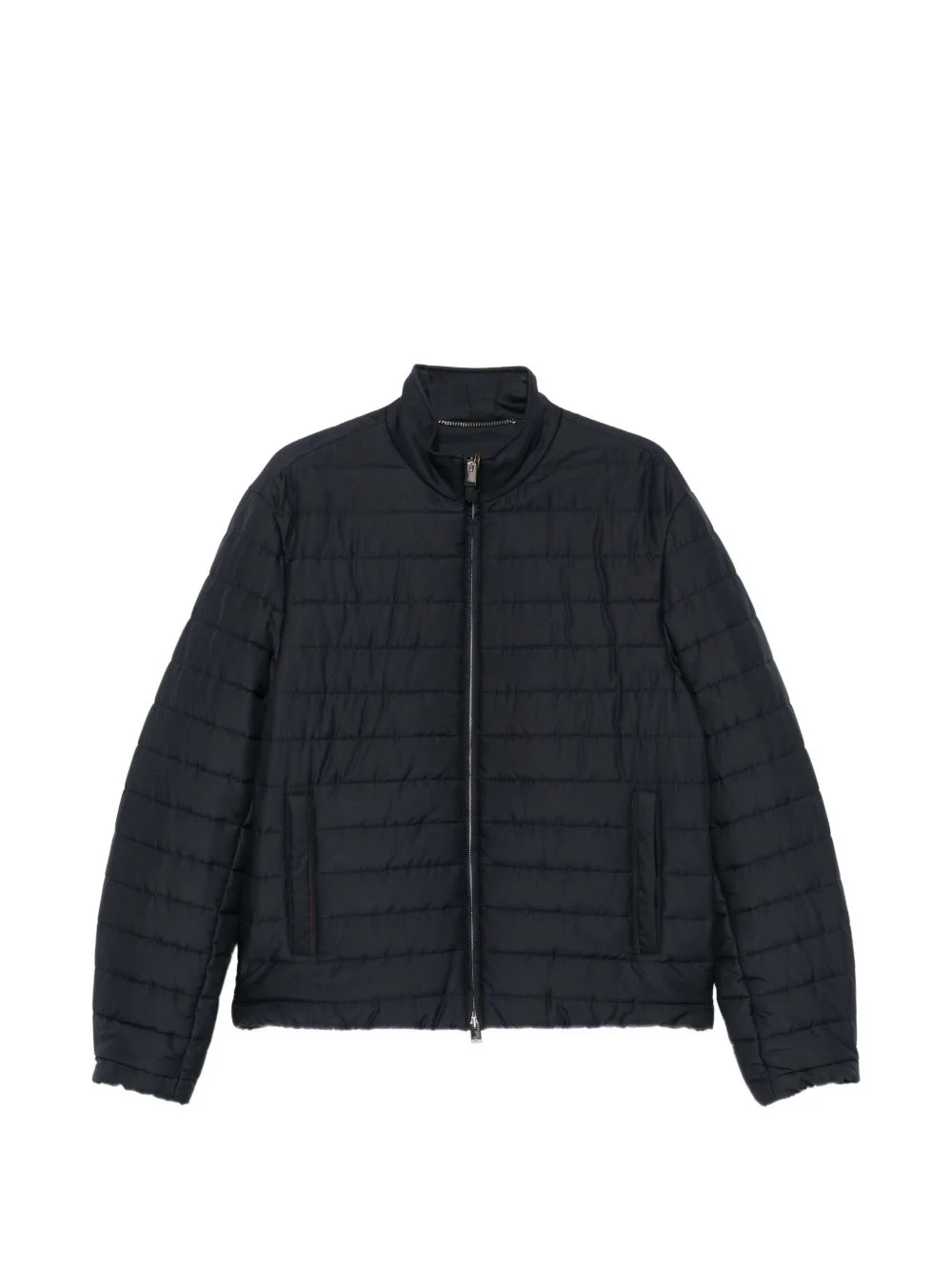 quilted high-neck jacket - 1