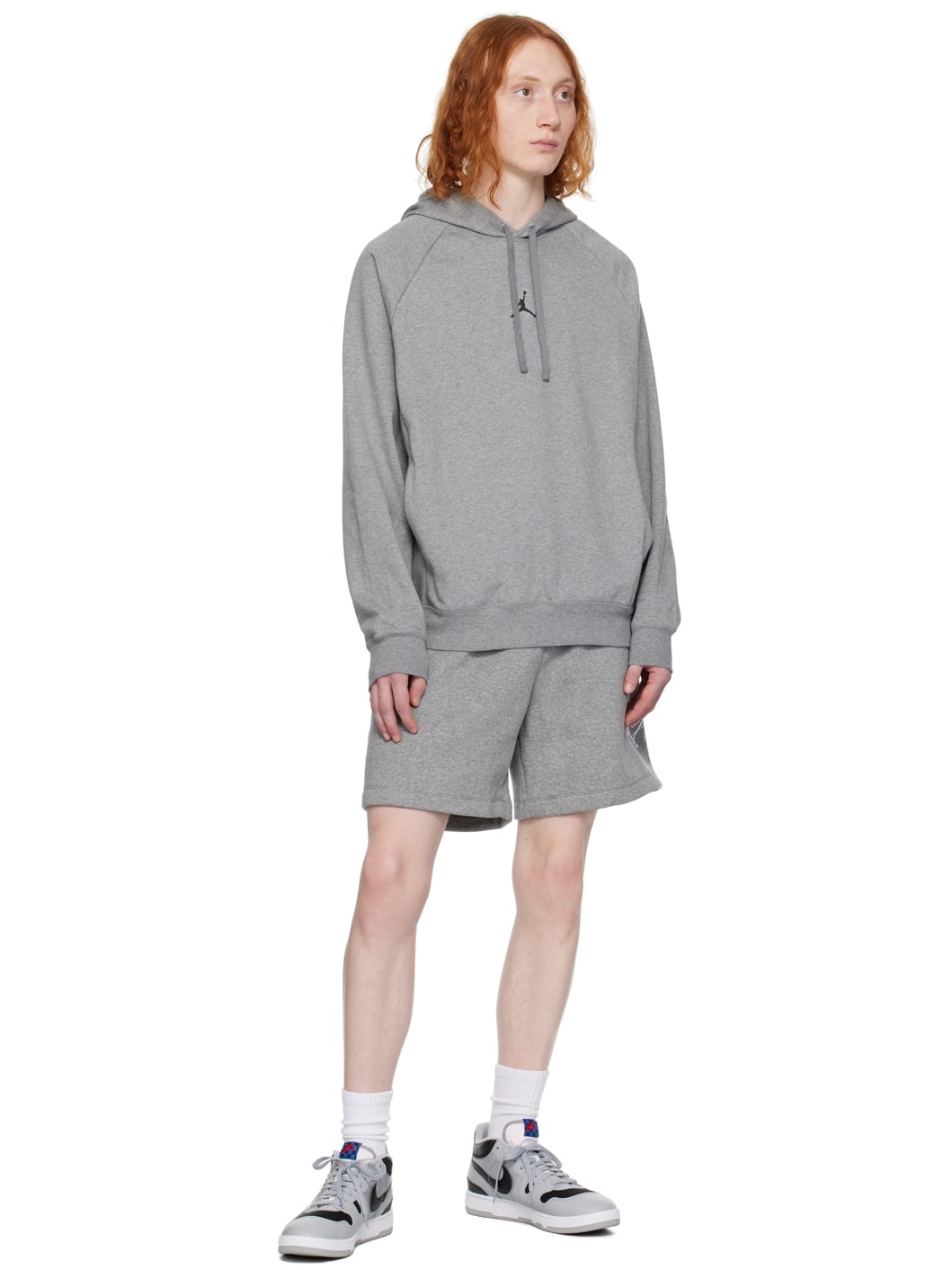 Gray Dri-FIT Sport Crossover Hoodie - 4