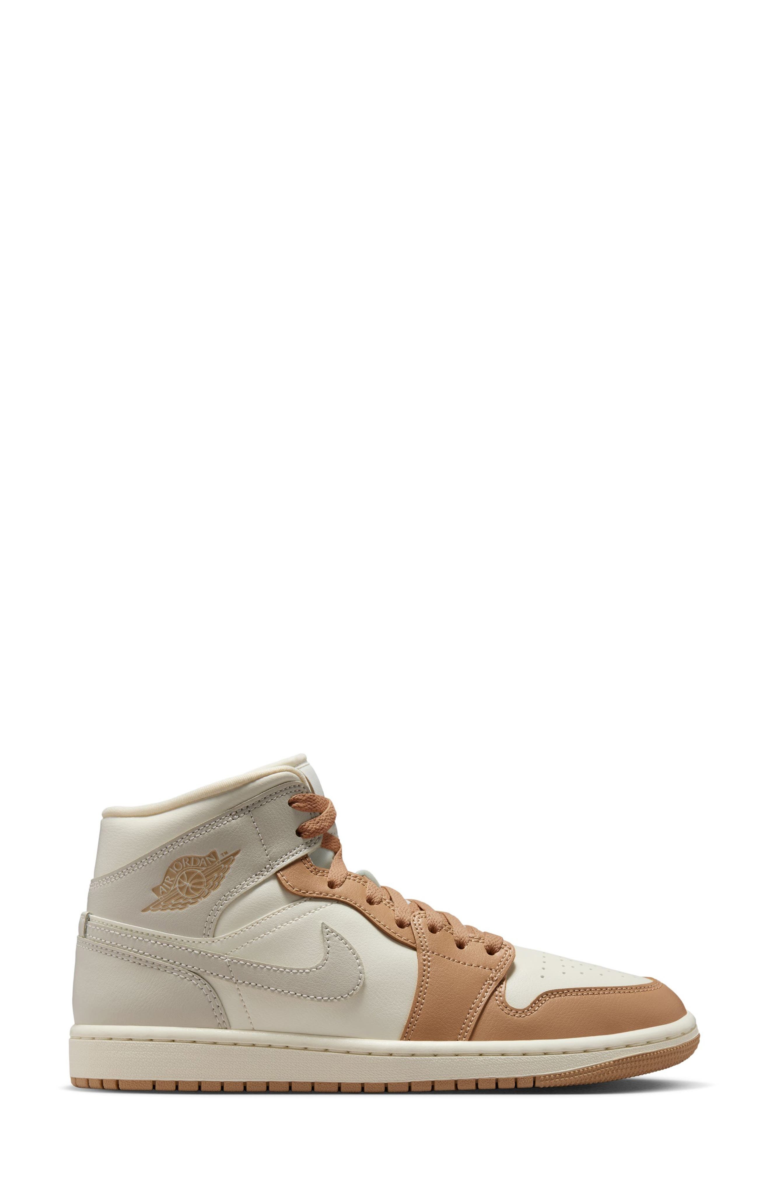 Air Jordan 1 Mid Sneaker in 118 Palivr/ltowbr at Nordstrom - 2