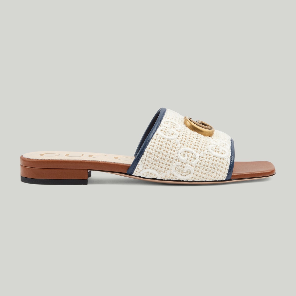 Women's slide sandal with Double G - 1