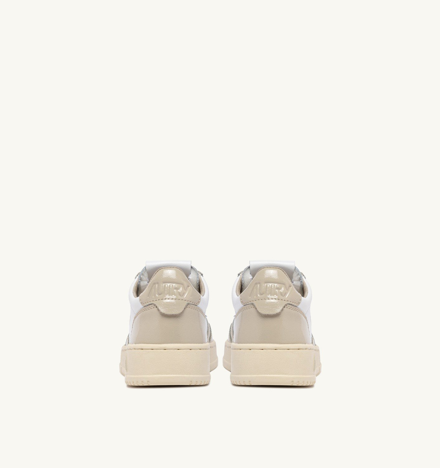 MEDALIST LOW SNEAKERS IN WHITE AND TIDAL FOAM LEATHER - 3