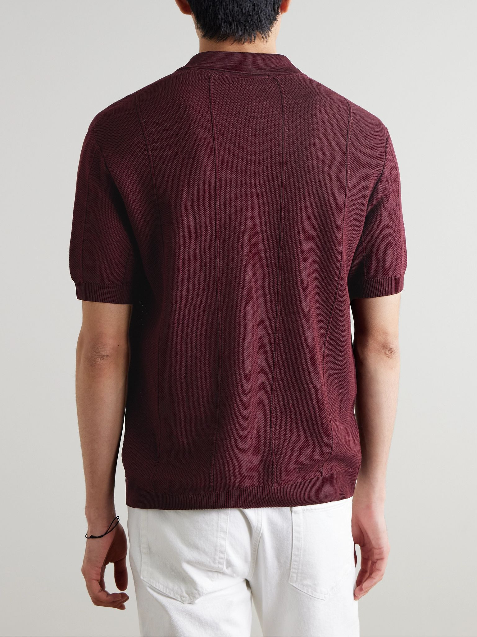 Tiernan Cotton Shirt Burgundy - 3