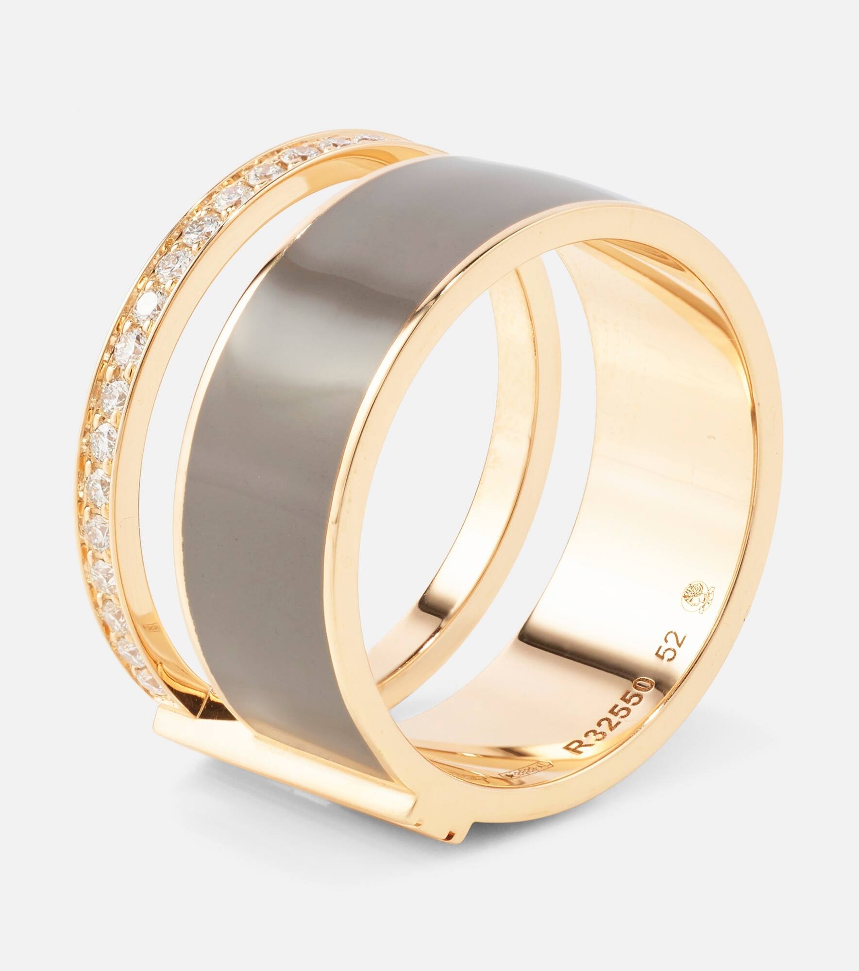 Berbere Chromatic 18kt rose gold ring with diamonds - 4