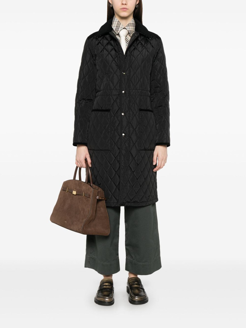 Burberry quilted parka coat outlook
