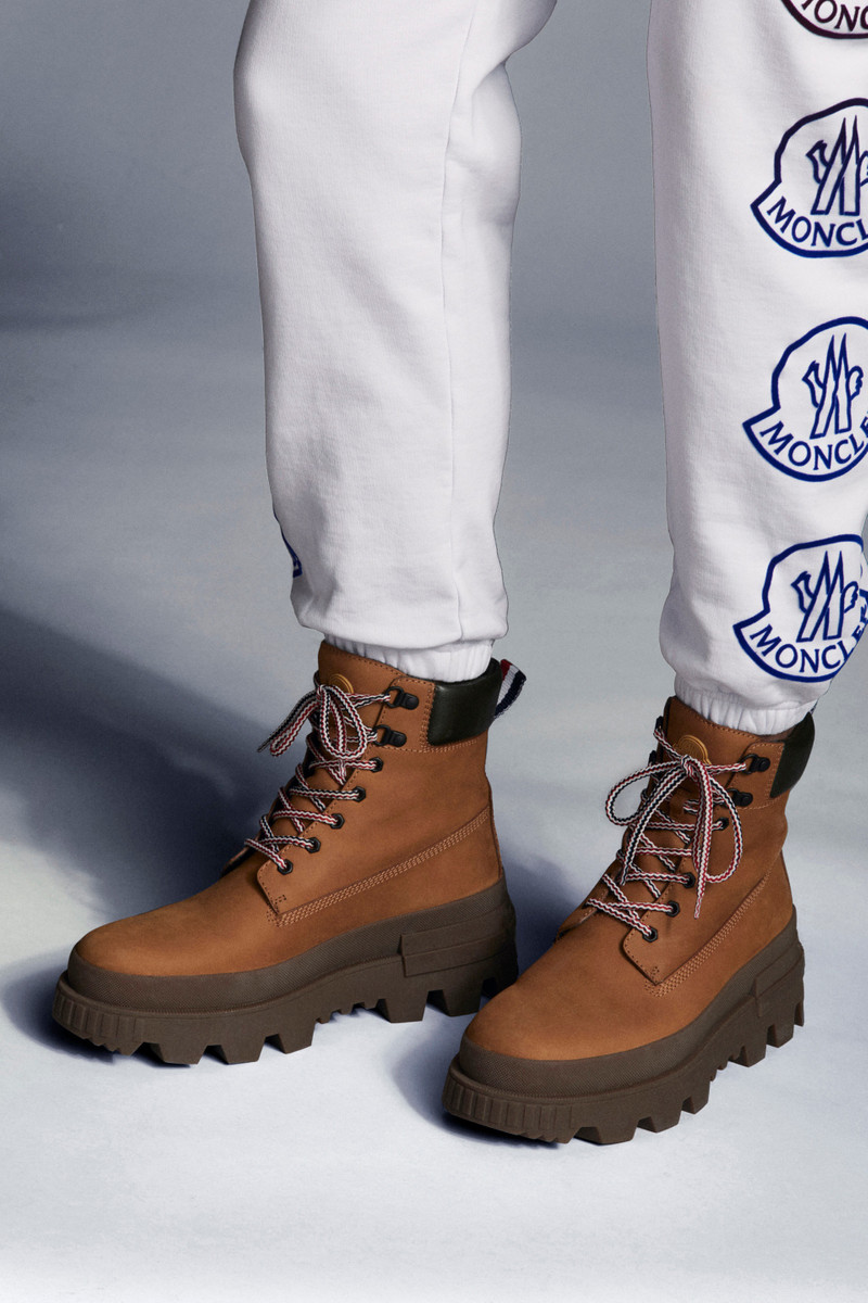 Moncler Mon Corp Lace-Up Boots outlook