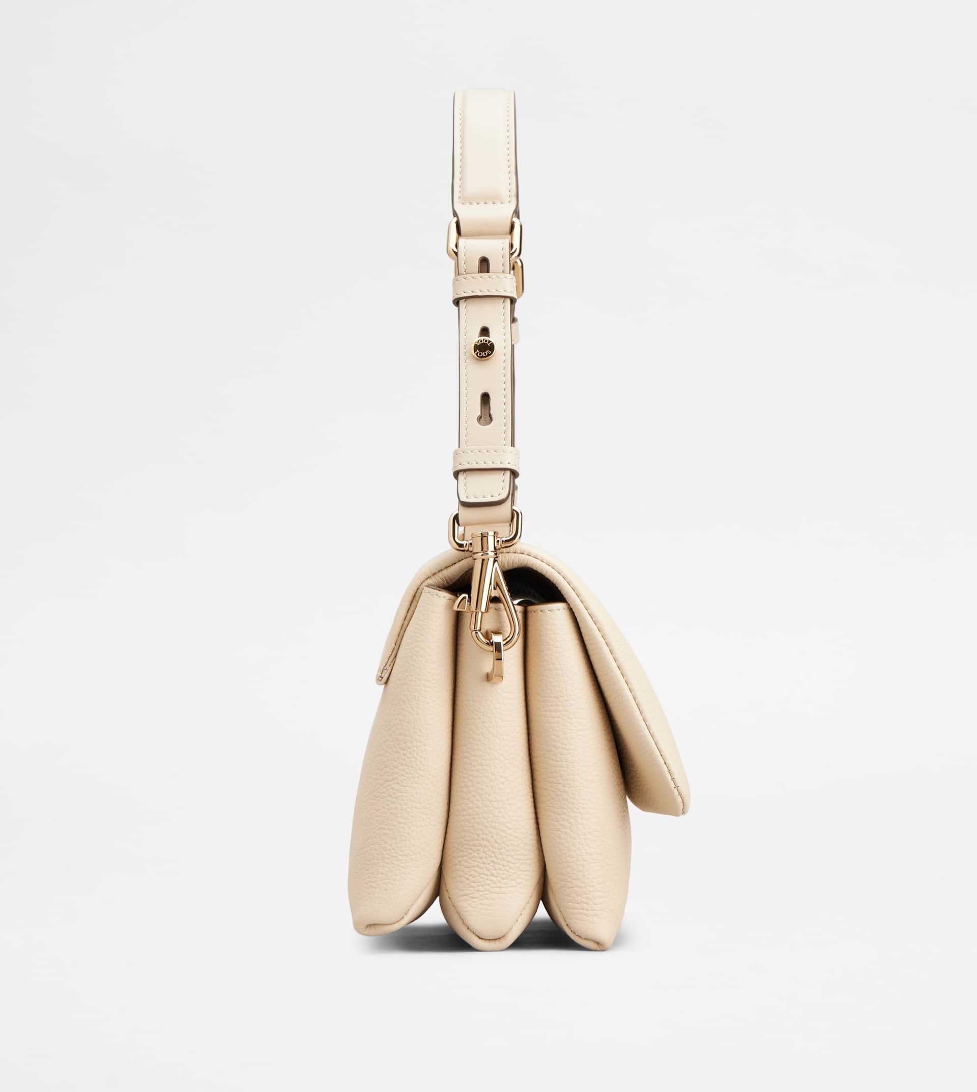 T TIMELESS FLAP BAG IN LEATHER MINI - BEIGE - 2